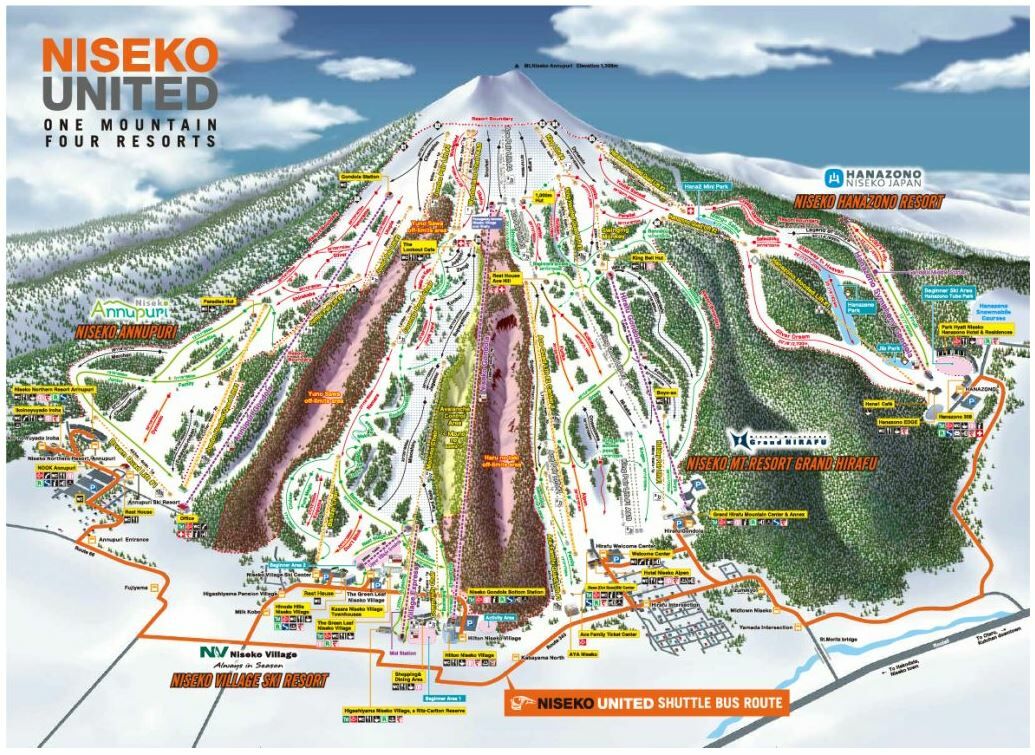 エリアマップ Vacation Niseko