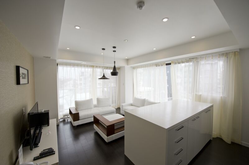Kizuna 1-bedroom Premium Apartment - Living Room