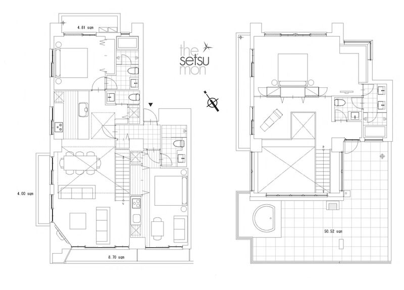 Setsumon 3-Bedroom Penthouse Apartment 501 Floo...