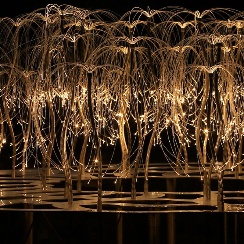 Mountain Lights - Installation by Bruce Munro