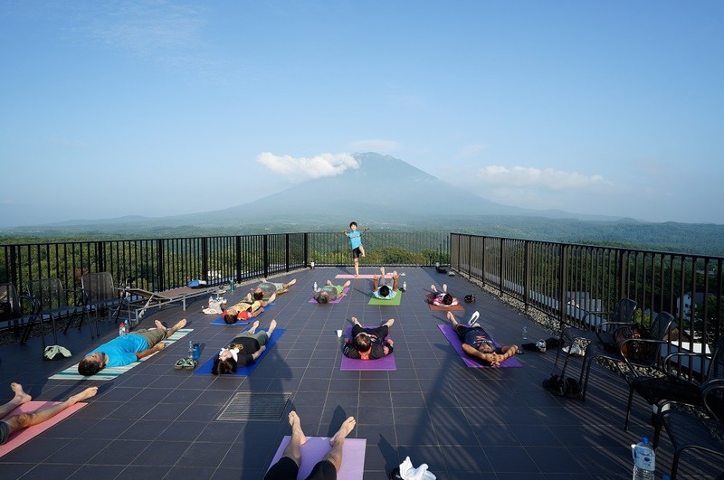 Hanazono Hill Climb Yoga Session