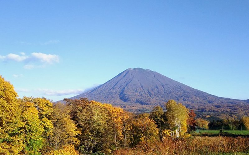 View of Mount Yotei from Annupuri. 